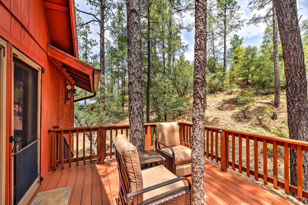 Prescott Cabin With Beautiful Forest Views And Deck! מראה חיצוני תמונה