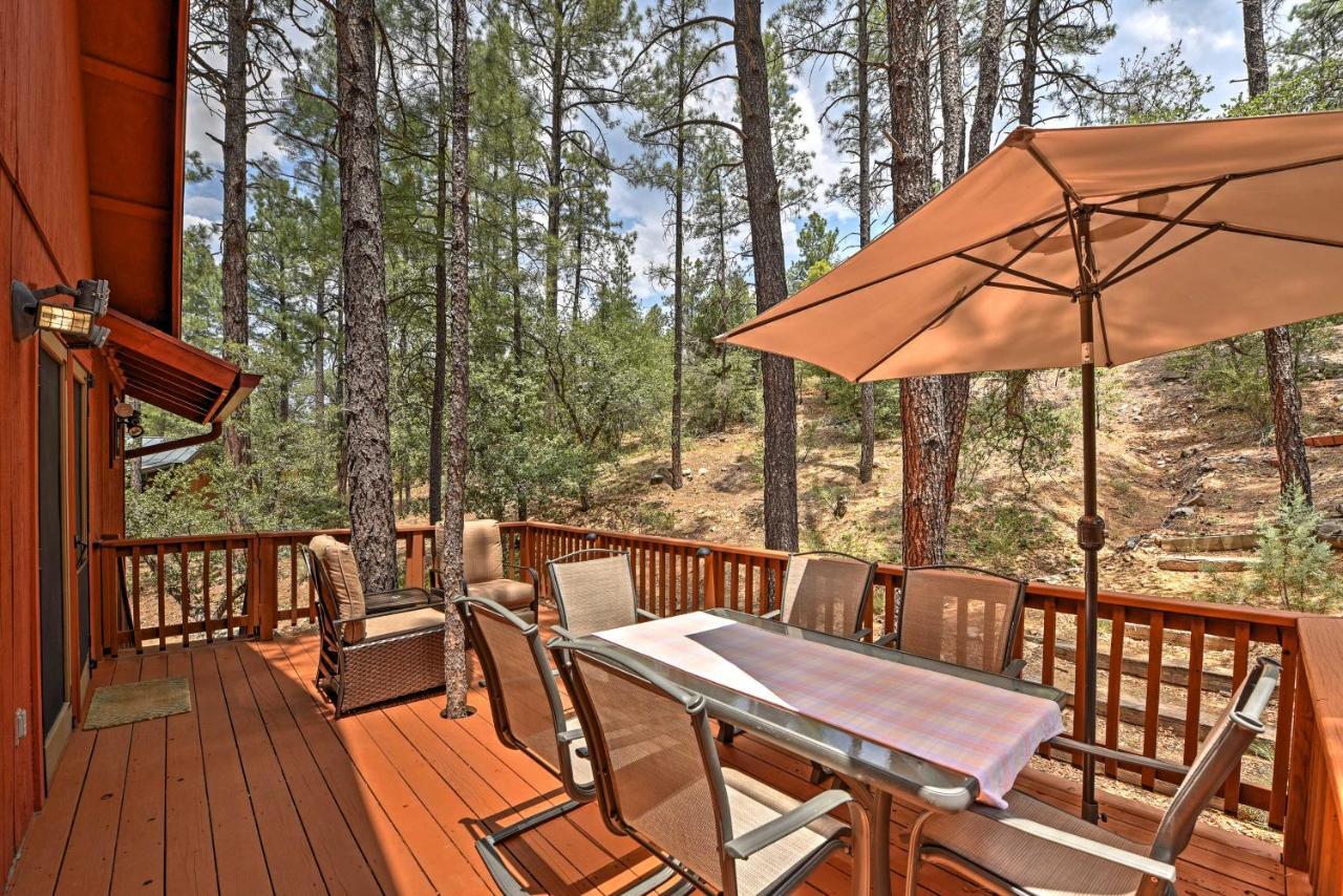 Prescott Cabin With Beautiful Forest Views And Deck! מראה חיצוני תמונה